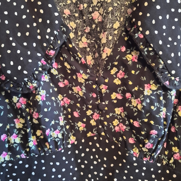 Zara Mini Dress With Contrast Print - Picture 9 of 14